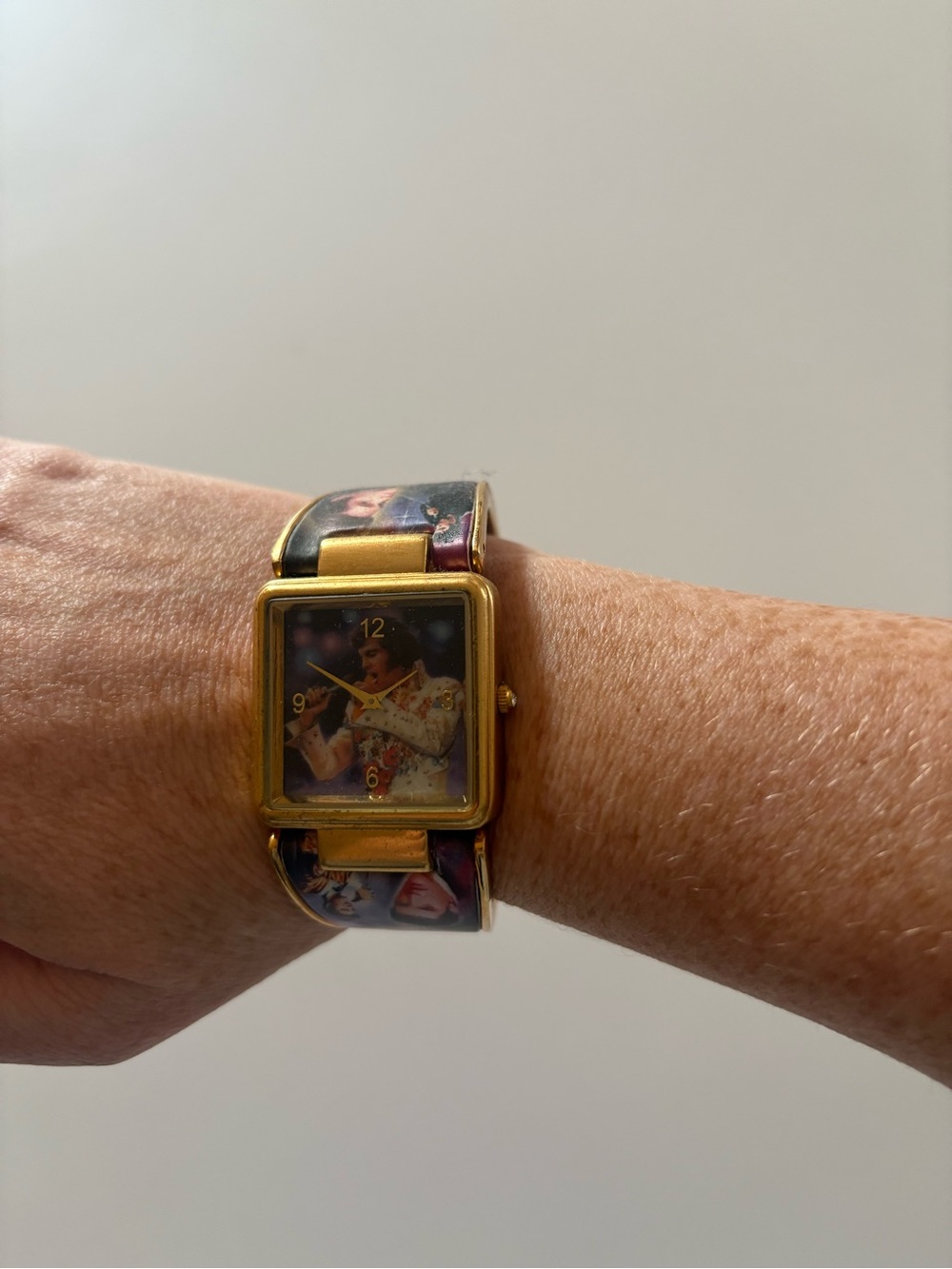 Bradford Exchange Elvis Themed Square Watch